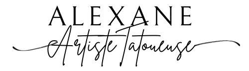 Logo Alexane artiste tatoueuse PNG